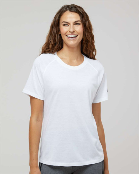 Adidas A557 Women's Blended T-Shirt | White Adidas A557 Women's Blended T-Shirt | White