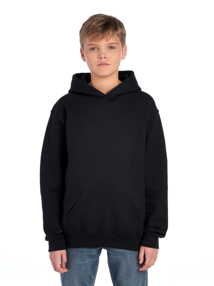 JERZEES 996YR NuBlend® Youth Hooded Sweatshirt | Black
