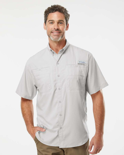 Columbia 212468 PFG Tamiami™ II Short Sleeve Shirt | Cool Grey