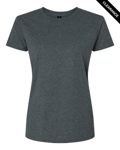 Clearance - Gildan 2000L Women’s  Ultra Cotton® T-Shirt | Dark Heather