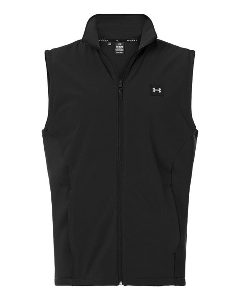 Under Armour 1389595 Men's Drive Pro Storm Hybrid Vest - Limited Edition | Black/ MT Silver