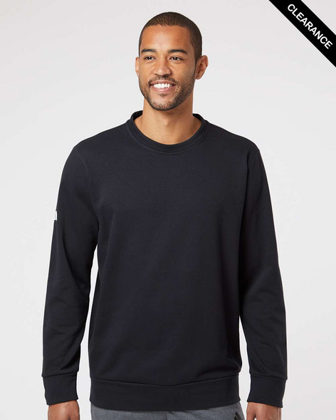 Clearance - Adidas A434 Fleece Crewneck Sweatshirt | Black