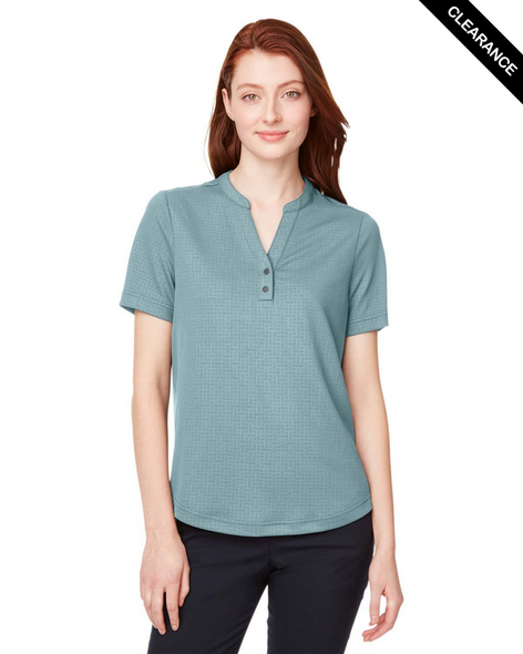 Clearance - North End NE102W Ladies' Replay Recycled Polo | Opal Blue