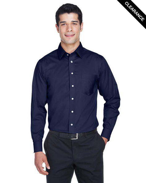 Clearance - Devon & Jones DG530T  Tall Crown Collection Solid Stretch Twill Shirt | Navy