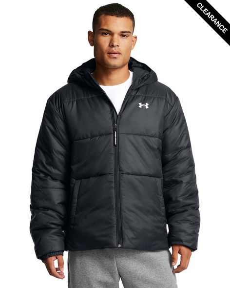 Clearance - Under Armour 1389182 Men's LW Insulated Jacket | Black/White