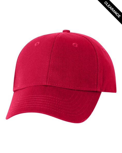 Clearance - Valucap VC600 Chino Hat | Red