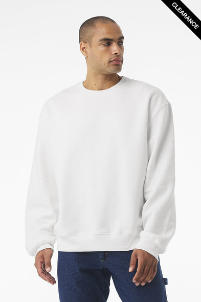 Clearance - BELLA + CANVAS 4711 10 oz. Heavyweight Sweatshirt | White