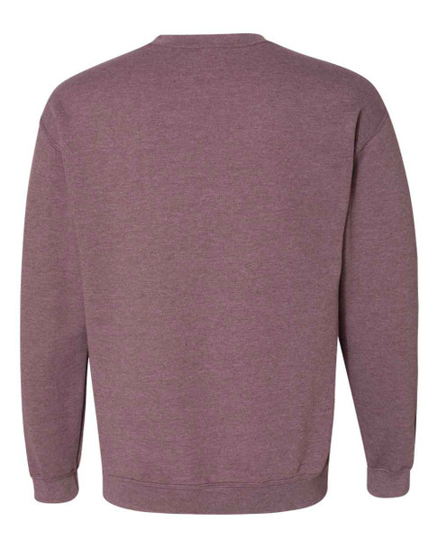 Gildan G180 Heavy Blend Crewneck Sweatshirt | Heather Sport Dark Maroon