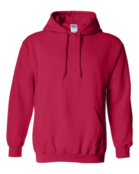 Gildan G 185 Adult Heavy Blend™ 8 oz., 50/50 Hooded Sweatshirt | Cherry Red
