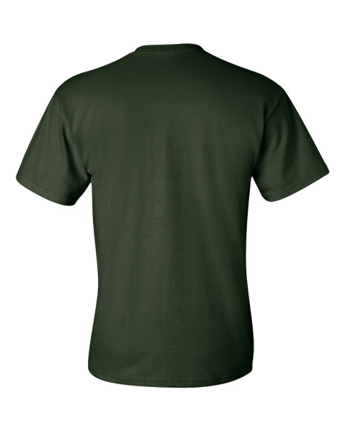 Gildan G230 Adult Ultra Cotton® 6 oz. Pocket T-Shirt | Forest Green