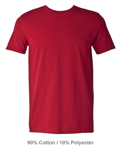 Gildan G640 Softstyle T-Shirt | Antique Cherry Red
