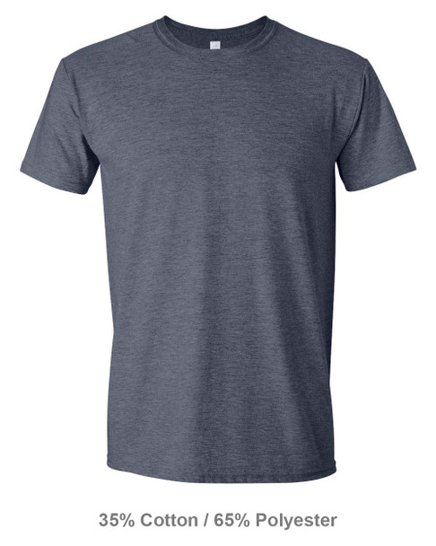 Gildan G640 Softstyle T-Shirt | Heather Navy