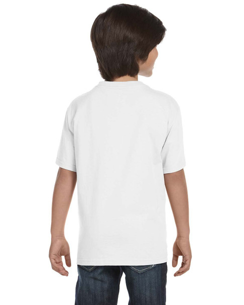 Gildan G800B Youth 50/50 T-Shirt | White