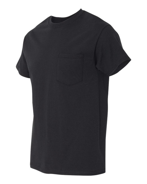 Gildan G530 Unisex Heavy Cotton™ Pocket T-Shirt | Black