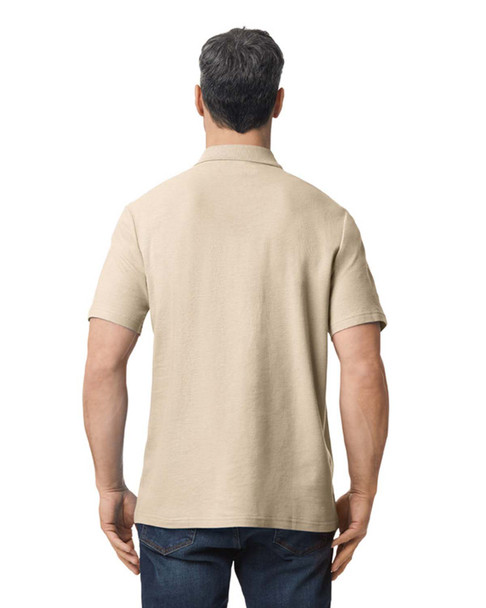 Gildan G648 Men's Softstyle Double Pique Polo | Sand