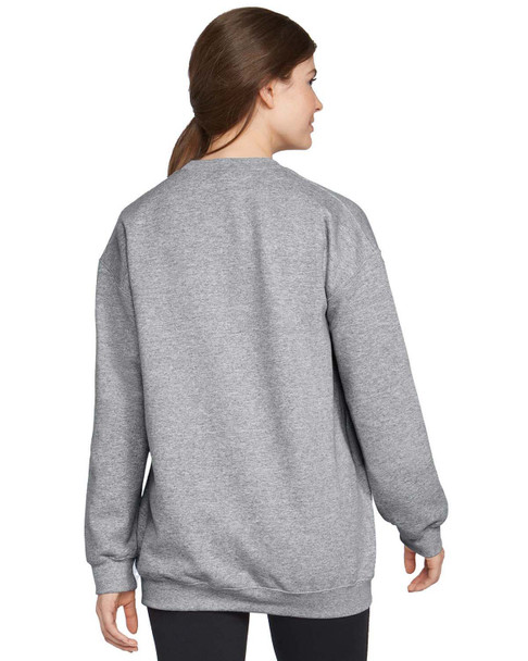 Gildan SF000 Adult Softstyle® Fleece Crew Sweatshirt | Ring Spun Sport Grey
