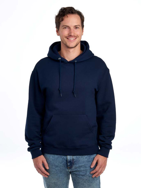 Jerzees 4997 Super Sweats® NuBlend® Fleece Pullover Hooded Sweatshirt | J Navy