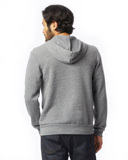 Alternative Apparel 09595F2 Challenger Eco-Fleece Pullover Hoodie | Eco Grey