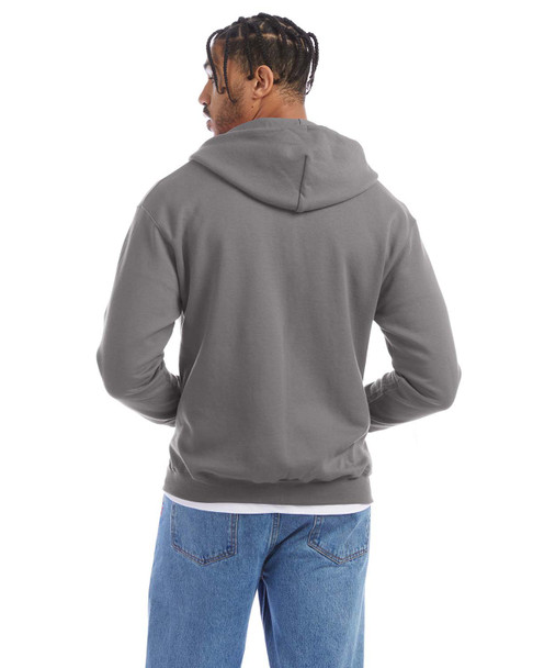 Champion S800 Powerblend® Full-Zip Hooded Sweatshirt | Stone Grey