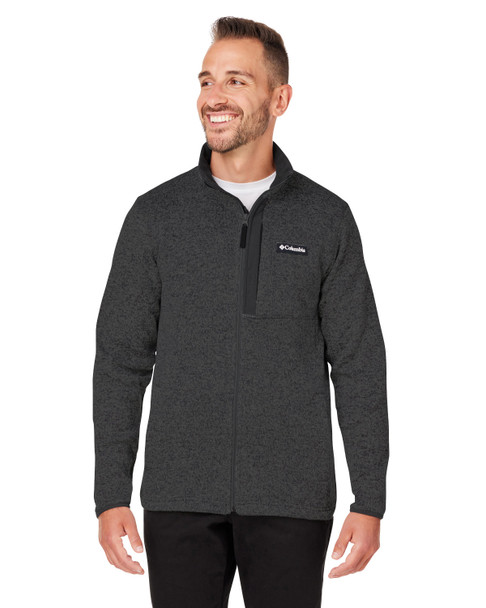 Columbia 1954101 Men's Sweater Weather Full-Zip | Black Heather