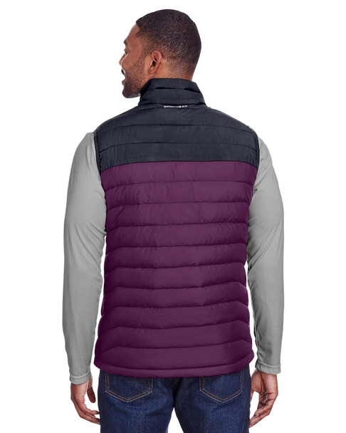 Columbia  1748031 Men's Powder Lite™ Vest | Black Cherry/ Shark