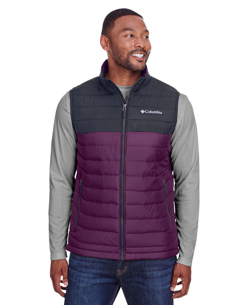 Columbia  1748031 Men's Powder Lite™ Vest | Black Cherry/ Shark