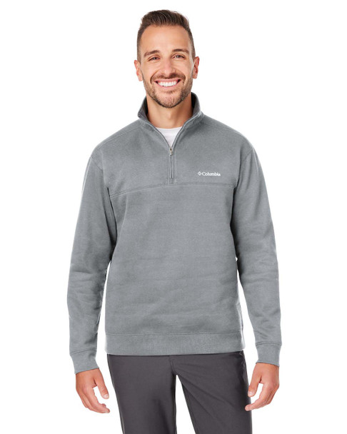 Columbia 1411621 Men's Hart Mountain Half-Zip Sweater | Charcoal Heather