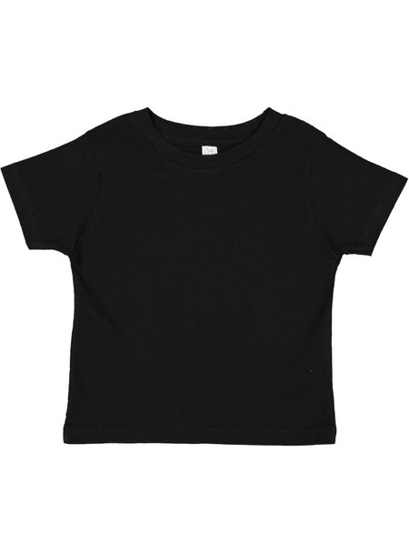Rabbit Skins 3401 Infant Short Sleeve Jersey T-Shirt | Black