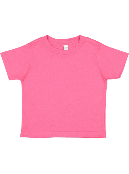 Rabbit Skins 3401 Infant Short Sleeve Jersey T-Shirt | Hot Pink