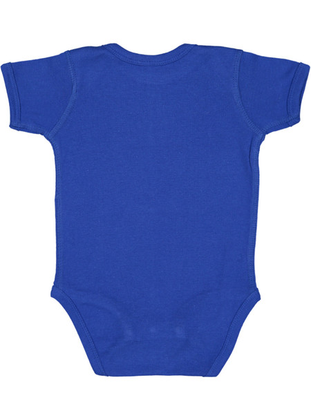 Rabbit Skins 4400 Infant Baby Rib Lap Shoulder Onesie | Royal