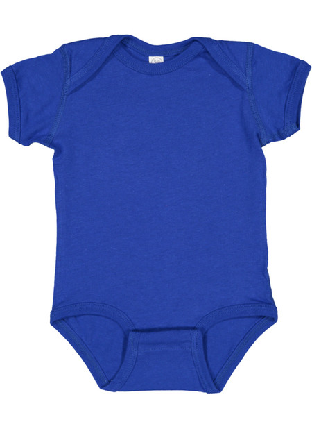 Rabbit Skins 4424 Infant Fine Jersey Bodysuit Onesie | Royal