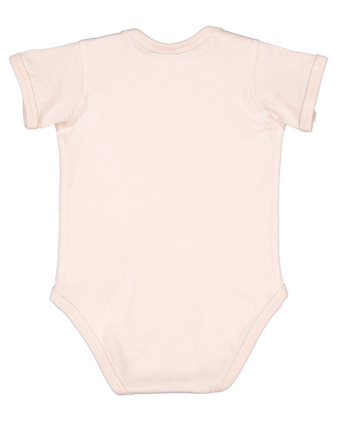 Rabbit Skins 4424 Infant Fine Jersey Bodysuit Onesie | Blush