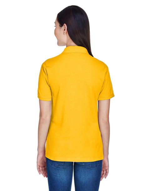 Harriton M265W Women's Polo Shirt | Sunray Yellow