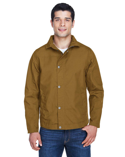 Harriton M705 Adult Auxiliary Canvas Work Jacket | Duck Brown