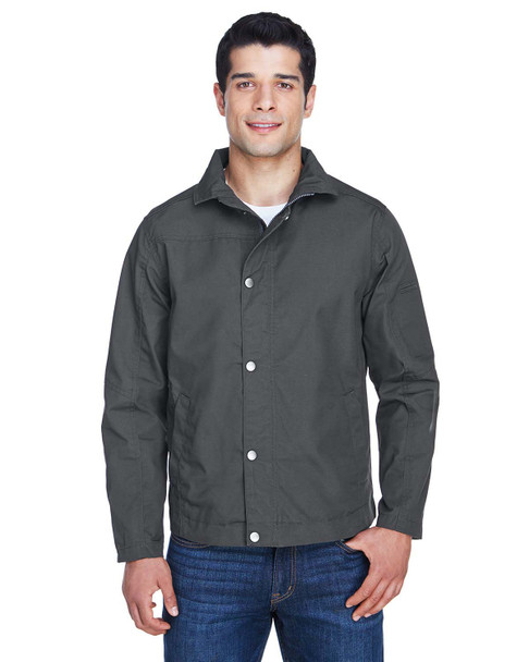 Harriton M705 Adult Auxiliary Canvas Work Jacket | Dark Charcoal