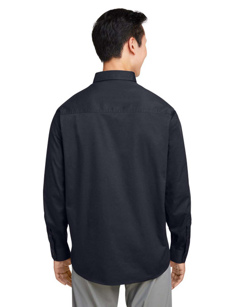 Harriton M585L Men's Advantage IL Long-Sleeve Workshirt | Black