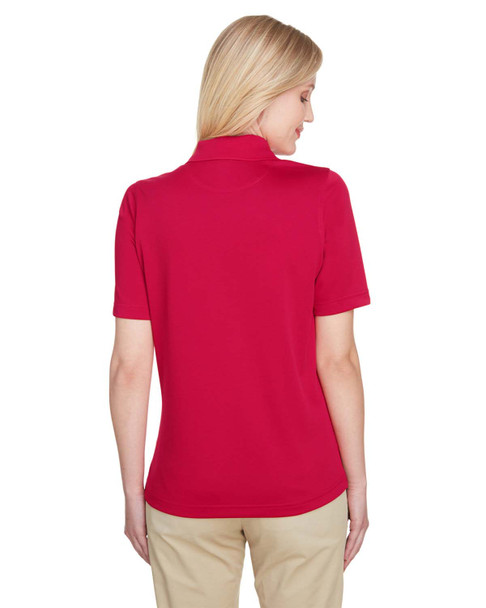 Harriton M348W Ladies' Advantage Snag Protection Plus IL Polo Shirt | Red