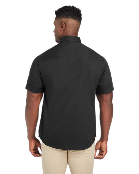Harriton M585 Men's Advantage IL Short-Sleeve Work Shirt | Black