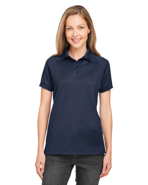 Harriton M208W Ladies' Charge Snag and Soil Protect Polo | Dark Navy