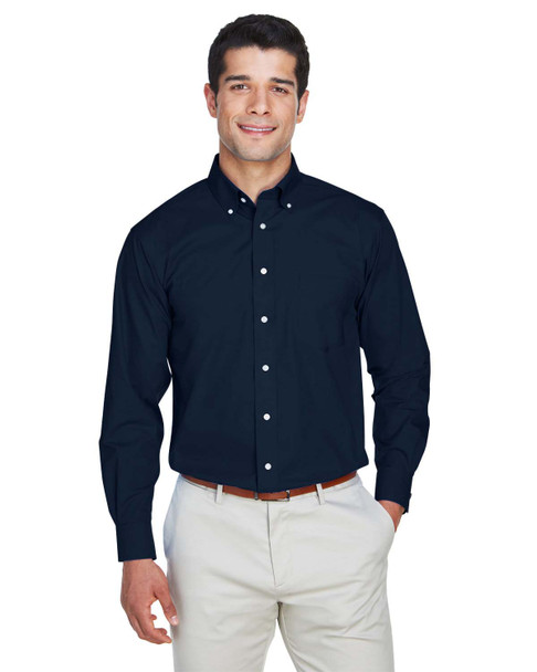 Devon & Jones D620 Solid Broadcloth Shirt | Navy