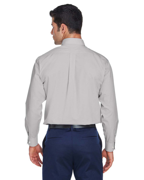 Devon & Jones D620 Solid Broadcloth Shirt | Silver