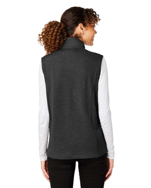Devon & Jones DG706W Ladies' New Classics Charleston Hybrid Vest | Black Melange/ Black