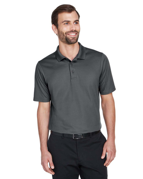 Devon & Jones DG20 Men's CrownLux Performance Plaited Polo Shirt | Graphite