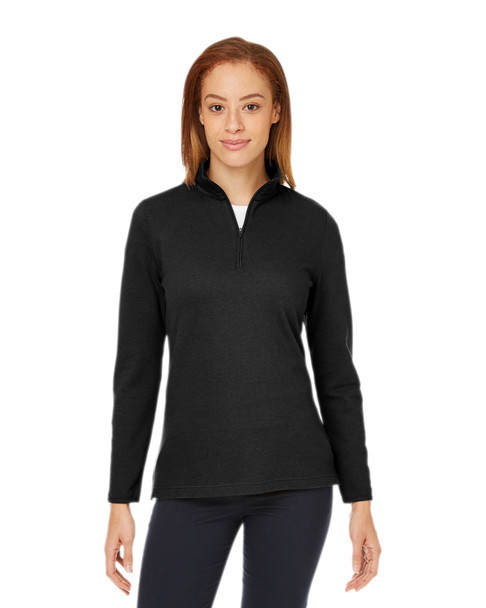 Devon & Jones DG400W Ladies' New Classics® Quarter-Zip | Black