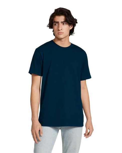 2001 American Apparel Unisex Fine Jersey Short-Sleeve T-Shirt | Navy