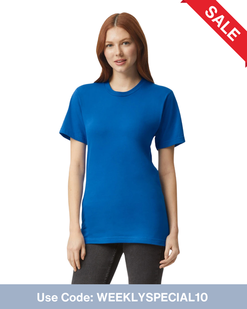 American Apparel 2001 Unisex Fine Jersey Short-Sleeve T-Shirt