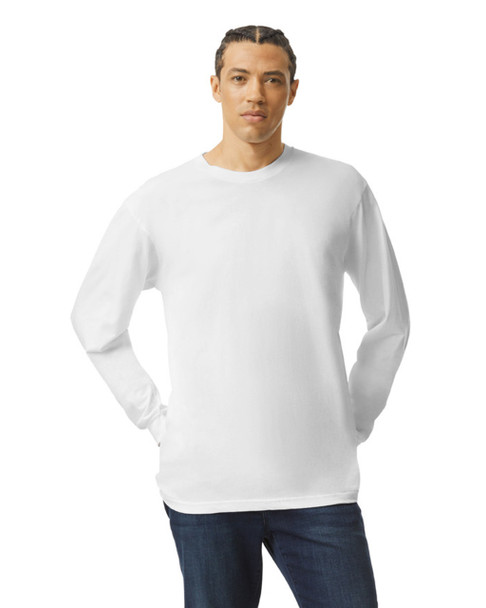 American Apparel 2007 Unisex Fine Jersey Long-Sleeve T-Shirt | White