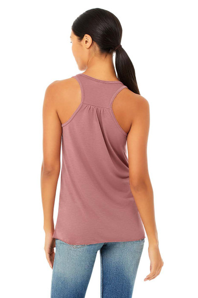 Bella+Canvas 8800 Flowy Racerback Tank Top | Mauve