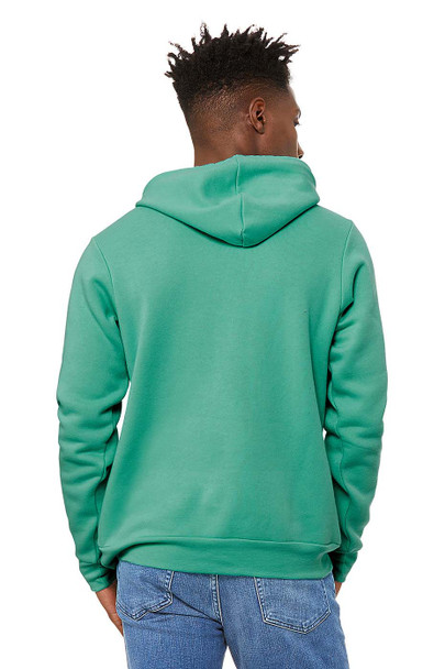 Bella+Canvas 3719 Poly-Cotton Fleece Pullover Hoodie | Teal