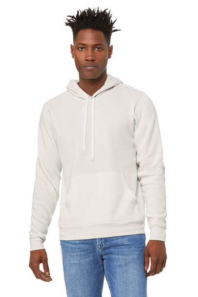 Bella+Canvas 3719 Poly-Cotton Fleece Pullover Hoodie | Vintage White